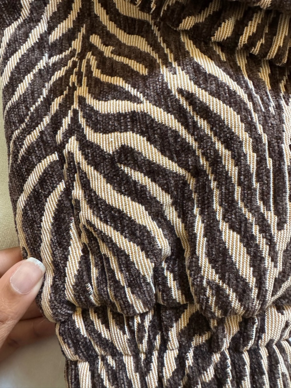 Kimchi blue Women's Brown Zebra-Print Cropped Jacket - Picture 8 of 8